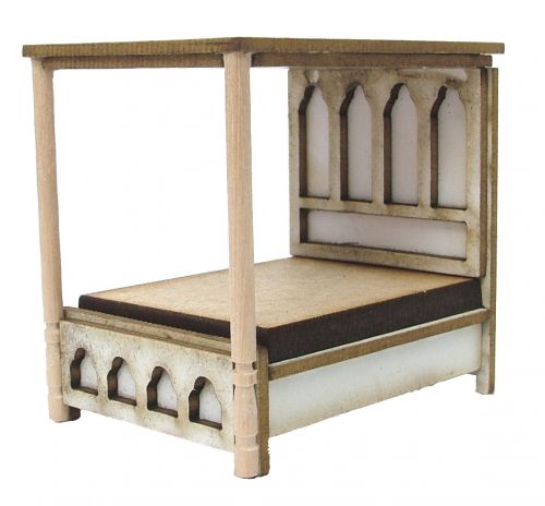 1:48th Gothic Tester Bed