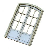1:48th Arched French Double Door Kit