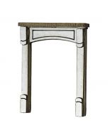 1:48th Arched Kitchen Fireplace