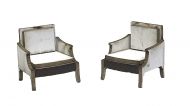 1:48th Bergere Chairs (pair) 