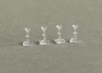 3D 1:48th Cocktail Glasses (Set of 4)