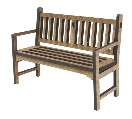 1:24th Cottage Garden Bench