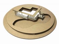 The Duck Pond Display Base Kit 1:48th - Enchanted Cottages Collection