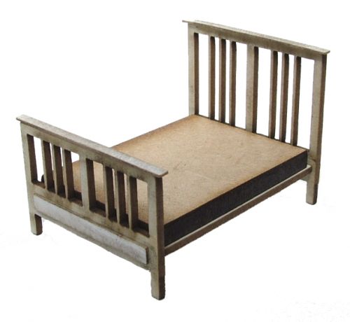 1:48th Edwardian Double Bed