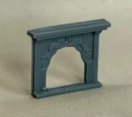 3D 1:48th Fancy Fireplace (Grey)