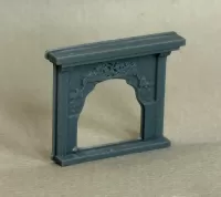 3D 1:48th Fancy Fireplace (Grey)