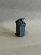 3D 1:48th Filled Wheelie Bin