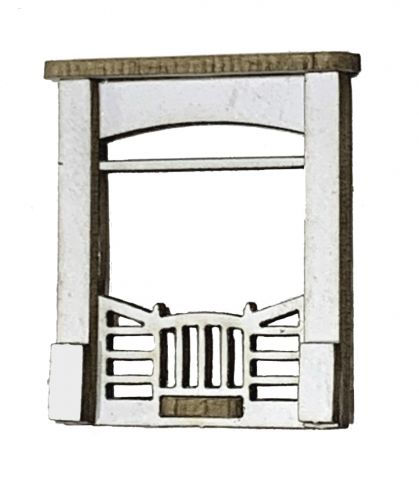 1:48th Fire Surround & Grate