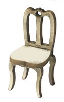 1:48th Pair of Hall Chairs Kit