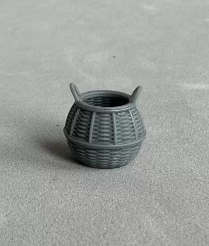 3D 1:48th Extra Large Round Basket