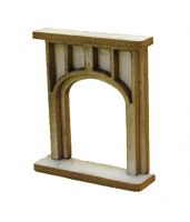 1:48th Large Gothic Fire surround Kit
