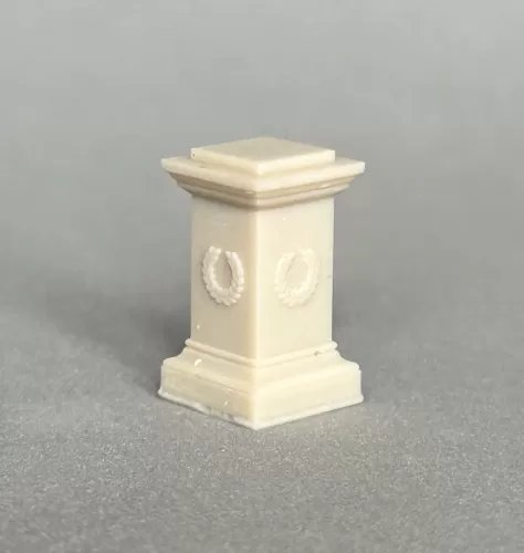 3D 1:48th Large Ornamental Plinth
