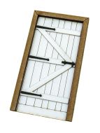 1:24th Ledged & Braced Door Kit