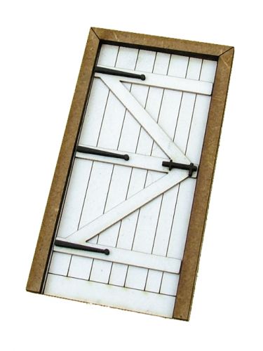 1:24th Ledged & Braced Door Kit