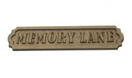 Memory Lane Street Sign