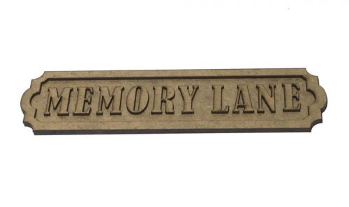 Memory Lane Street Sign