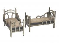 1:48th Nursery Beds (pair)