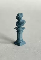 3D 1:48th Bust & Pillar (Grey)