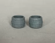 3D 1:48th Pair of Short Open Barrels
