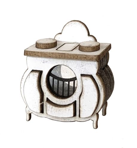 1:48th Pot Belly Stove