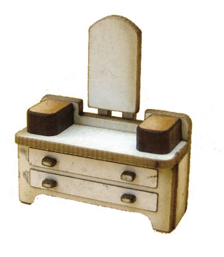 1:48th Retro Dressing Table Kit