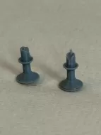 3D 1:48th Pair of Rustic Candlesticks