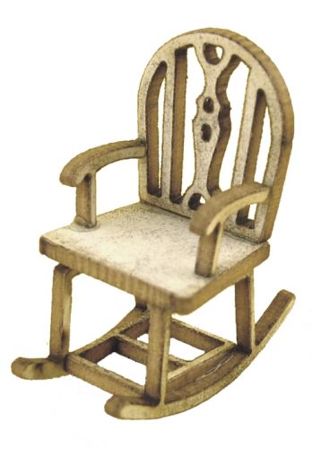 1:24th Rustic Rocking Chair