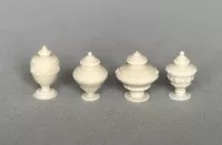 3D 1:48th Set of 4 Large Lidden Urns
