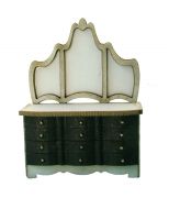 1:48th Shabby Chic Bureau & Mirror Kit