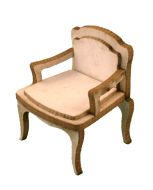 1:48th Shabby Chic Canape Chair Kit