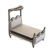 1:48th Shabby Chic Coronet Double Bed 