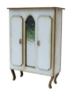 1:24th Shabby Chic Double Wardrobe