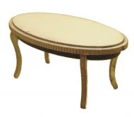 1:48th Shabby Chic Oval Dining Table Kit