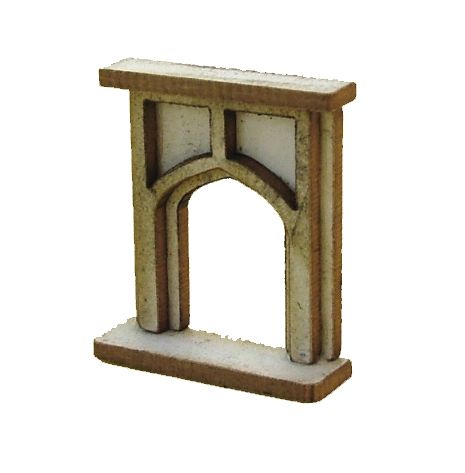 1:48th Small Gothic Fire Surround Kit