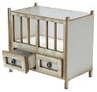 1:24th Traditional Cot with draws
