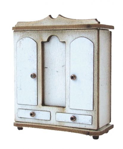 1:48th Traditional Double Wardrobe Kit