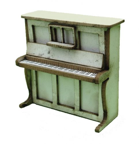 1:48th Upright Piano & Stool