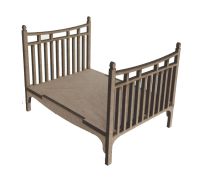 1:24th Victorian Double Bed