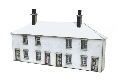 1/148th Worker's Cottages (LOW RELIEF) N Gauge