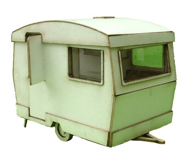 Kit de caravane miniature rétro à l'échelle 1:48. -  France